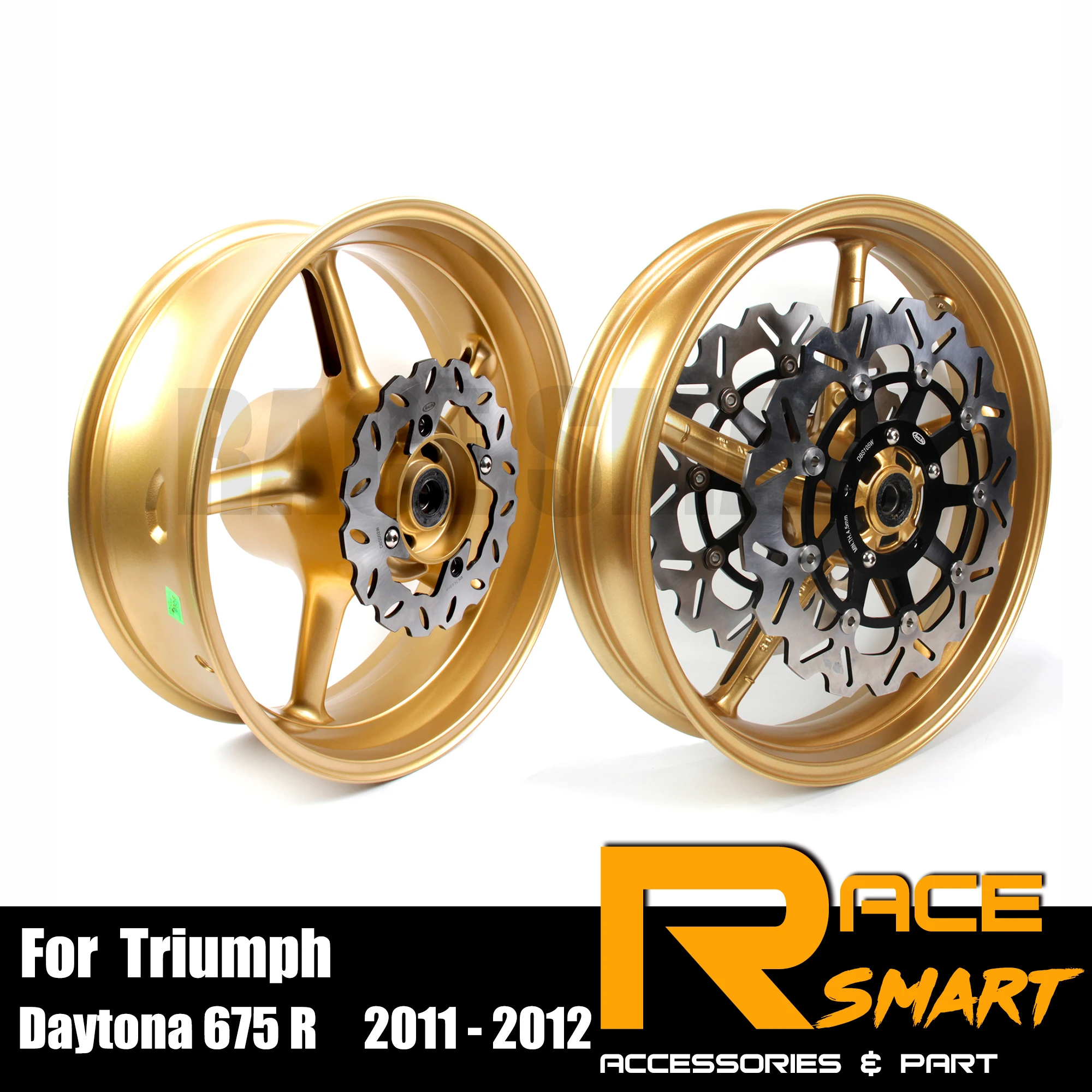 Передние и задние колеса обода тормоза Dics дисковые роторы для Triumph Daytona 675 R 2011 2012