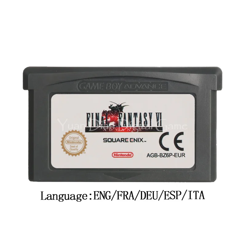 Для Nintendo GBA видеоигры картридж Консоли Карты Final Fantasy V заранее (версия ЕС)|Запасные