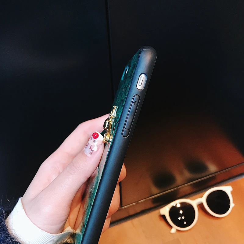 Фото Блестящий Мягкий чехол из ТПУ с золотой фольгой для Huawei P20 P30 Pro P40 p50 чехол с Пчелкой и мрамором для Honor 50 60 pro mate 30 P smart 2019 2020 2021 №4