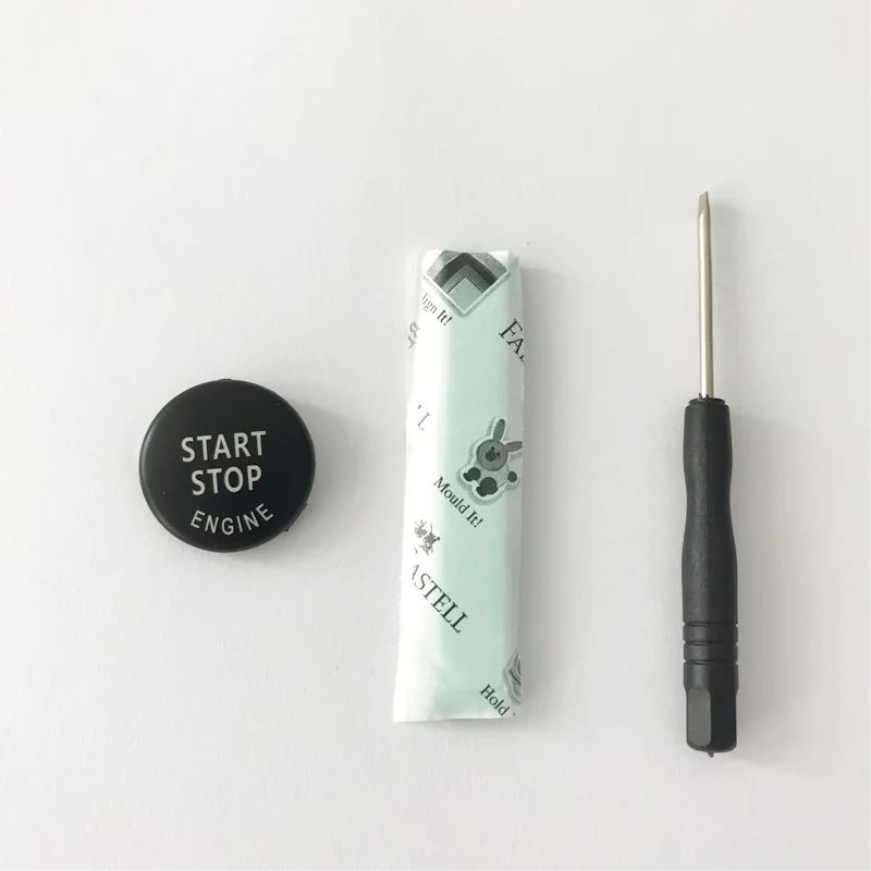 1 шт. кнопка запуска двигателя автомобиля сменная КРЫШКА ДЛЯ BMW серии E81 E87 2007 2008 2009