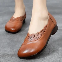 2021 new spring summer leather loafers oxford retro comfortable women shoes flats small pu leather female shoe