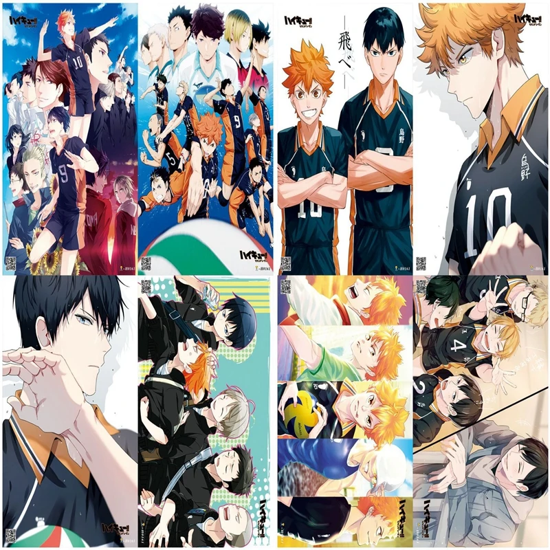 

One set / 8pcs Anime Haikyuu!! Poster Home Room Wall Decoration Painting 42x29cm