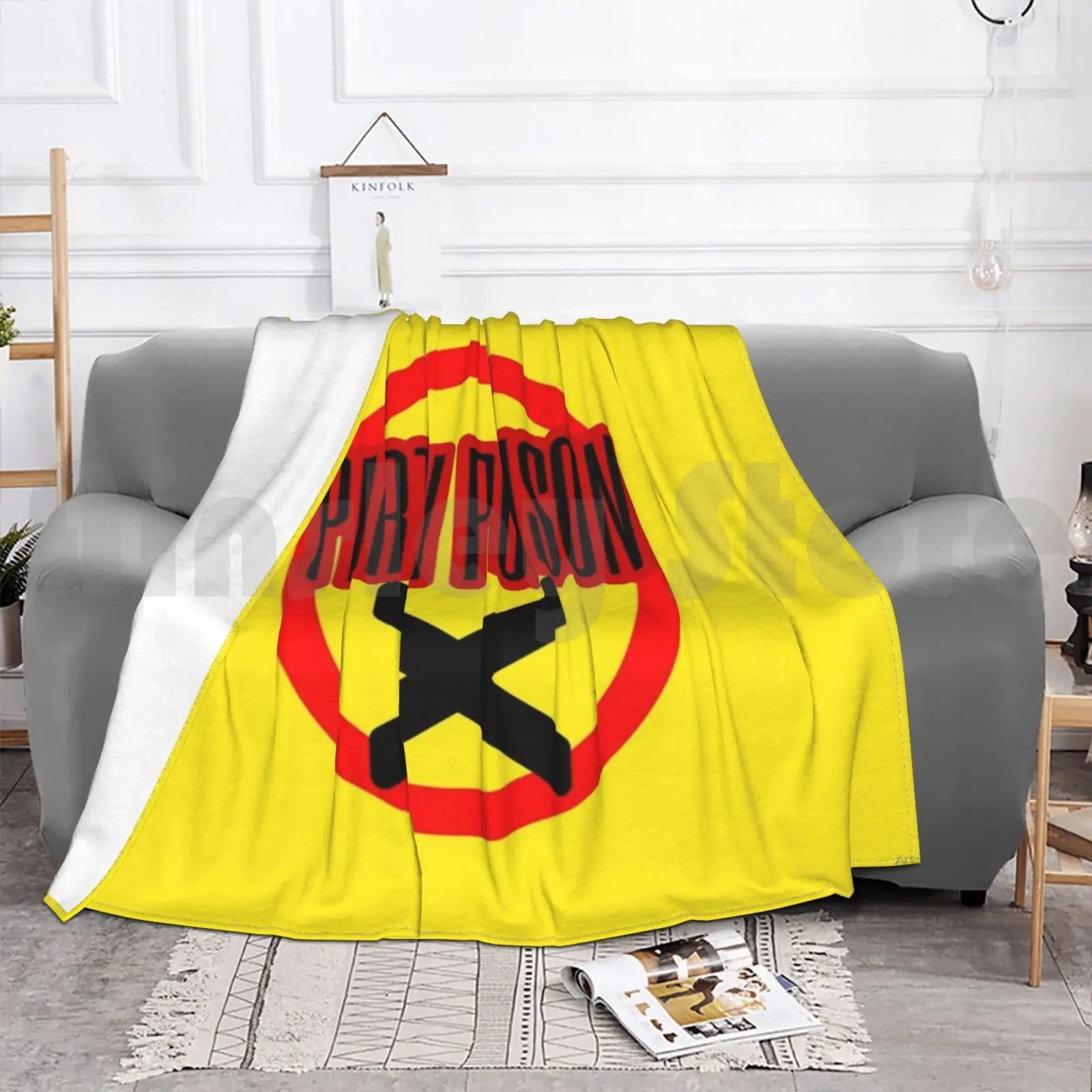 My Chemical романтика искусственное ядовитое одеяло с логотипом killwonderful joys для дивана