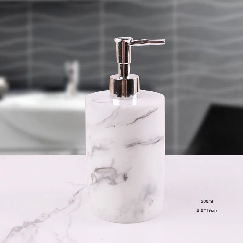 500 ML resin emulsion bottles Creative latex Liquid soap Donor bath set decoration bathroom accessories | Дом и сад