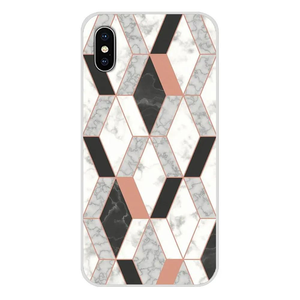 Mobile Phone Shell Covers For LG G3 G4 Mini G5 G6 G7 Q6 Q7 Q8 Q9 V10 V20 V30 X Power 2 3 K10 K4 K8 2017 Rose Gold Glitter Marble | Мобильные