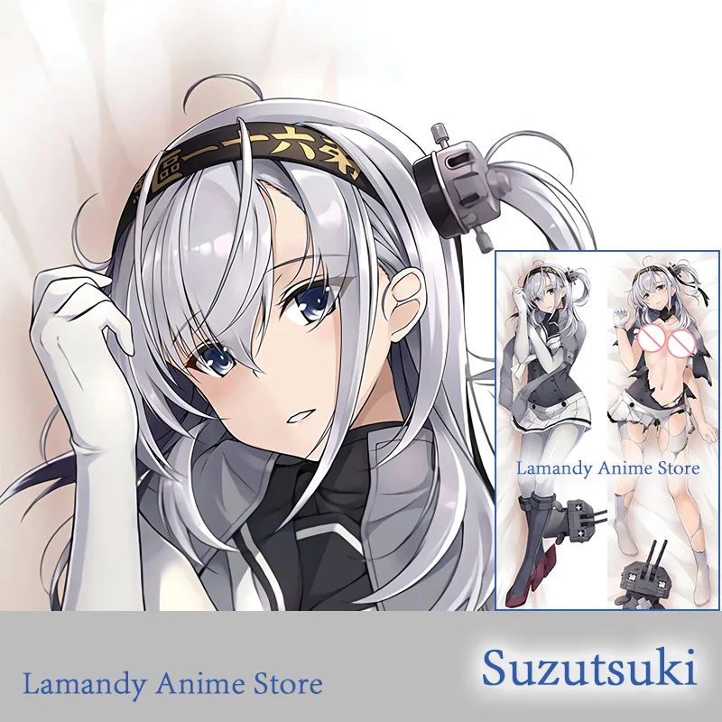 

Dakimakura Anime Suzutsuki Kantai Collection Double Sided Print Pillowcase Life Size Body Pillow Cover
