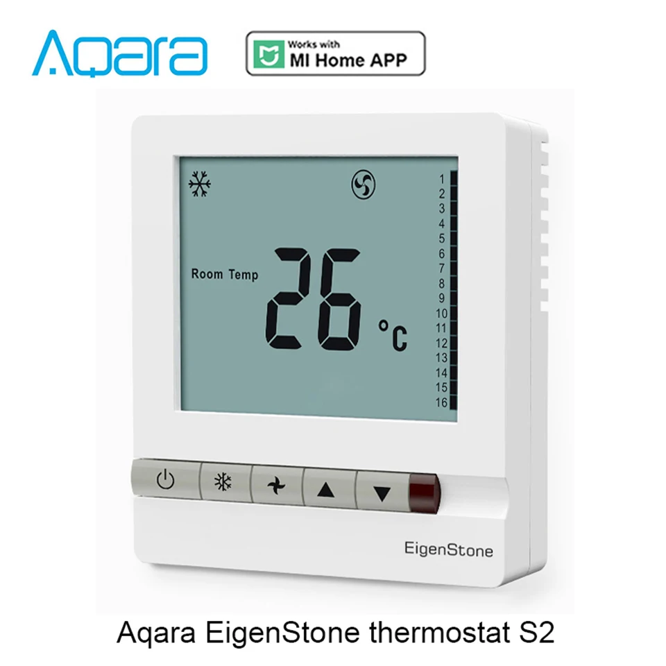 Новый кондиционер Aqara Smart home S2 EigenStone, термостат S2 (машина для воздуховода) работает с приложением Xiaomi Mijia mi home