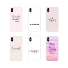 Простые фраза Вдохновляющие Слова для Xiaomi Redmi Note 3 4 5 6 7 8 Pro Mi Max Mix 2 3 2S Pocophone F1 мобильный телефон Shell