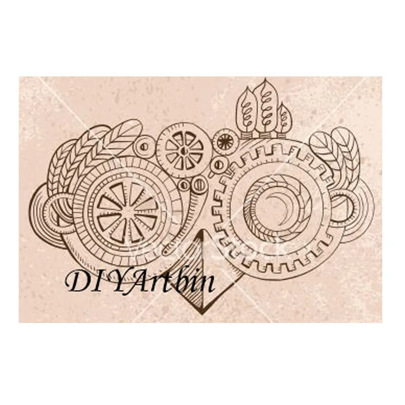 

Steampunk Metal Cutting Dies Background Scrapbooking Craft Dies Decorative Embossing DIY Paper