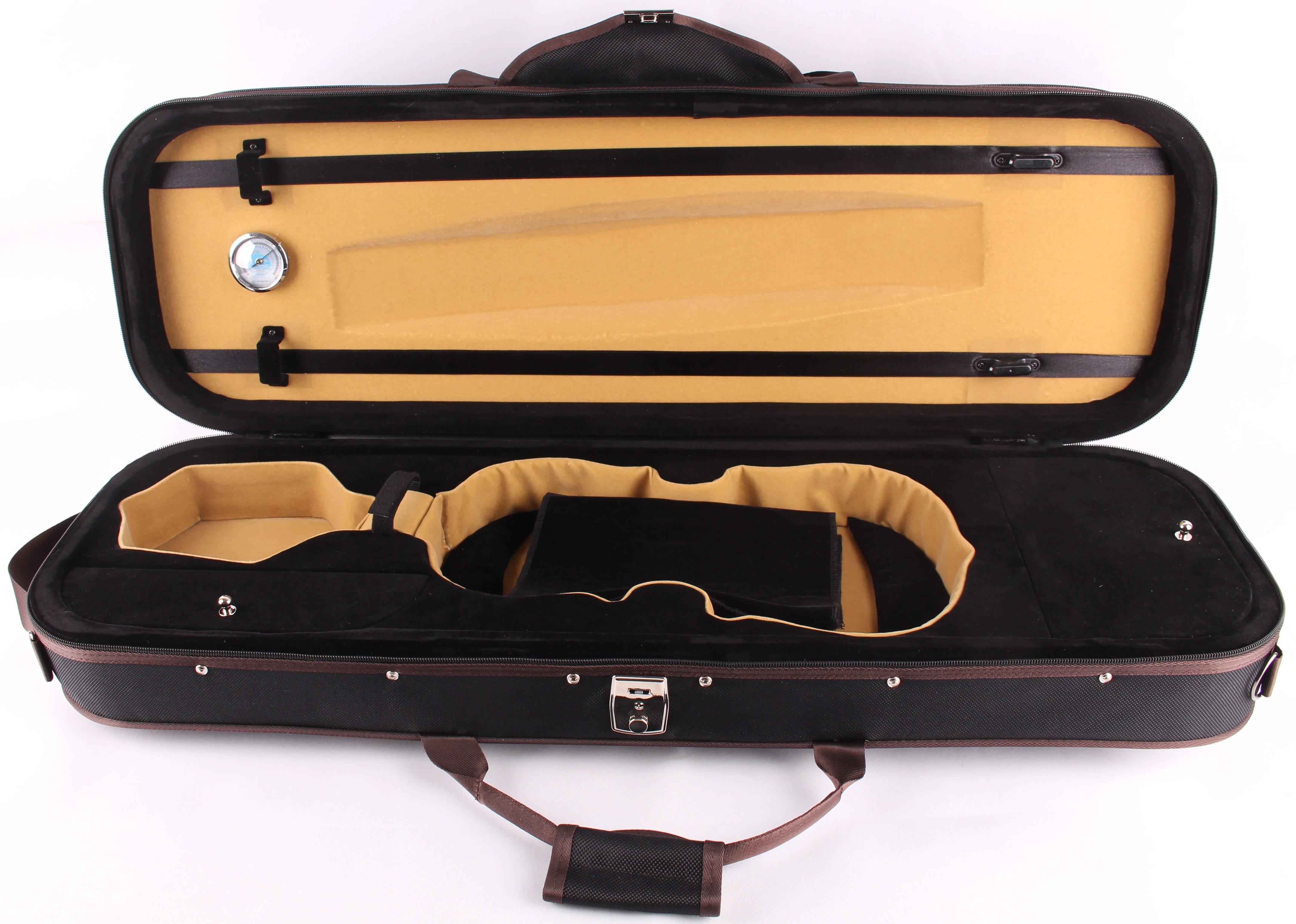 Роскошный чехол для скрипки с гигрометром фоточехол 4/4 дюймов! Бесплатная