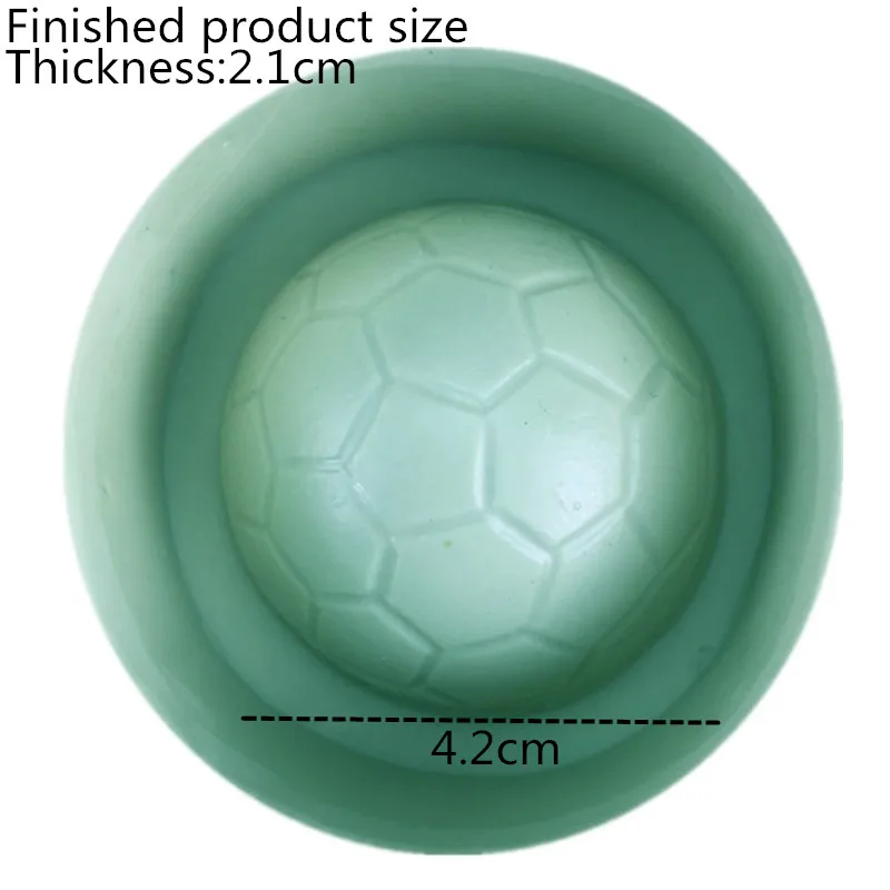 DIY football shape silicone mold truffle cake decorating tool adhesive paste chocolate resin clay Candy Mold | Дом и сад
