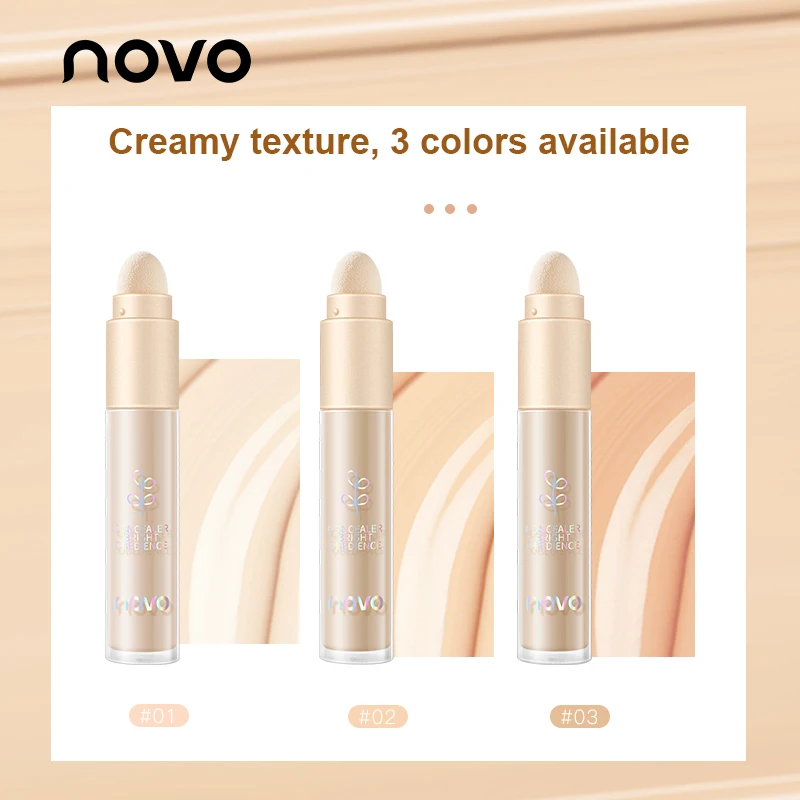 

Double-Head Concealer Facial Professional Cosmetics Cover Spots Acne Marks Dark Circles Freckles Natual Face Makeup