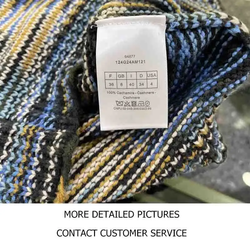 

Cosmicchic 2021 Spring Women Cardigan Sweater Striped Cashmere Short Sleeve Knitted Cardigan V-neck Single Breasted Ladies Tops