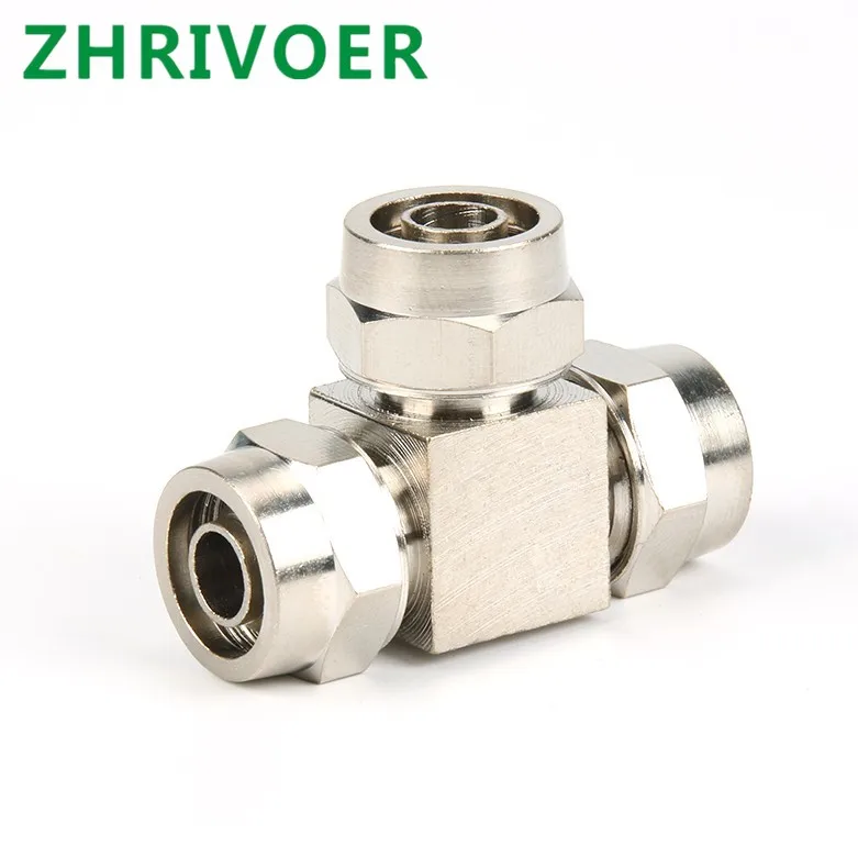 1 шт. Т образный пневматический соединитель для шланга внешнего диаметра