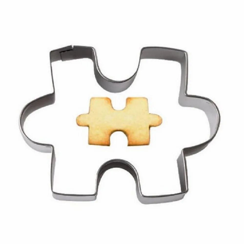 4 шт. Рождество в форме печенья из нержавеющей стали Формочки для DIY форма