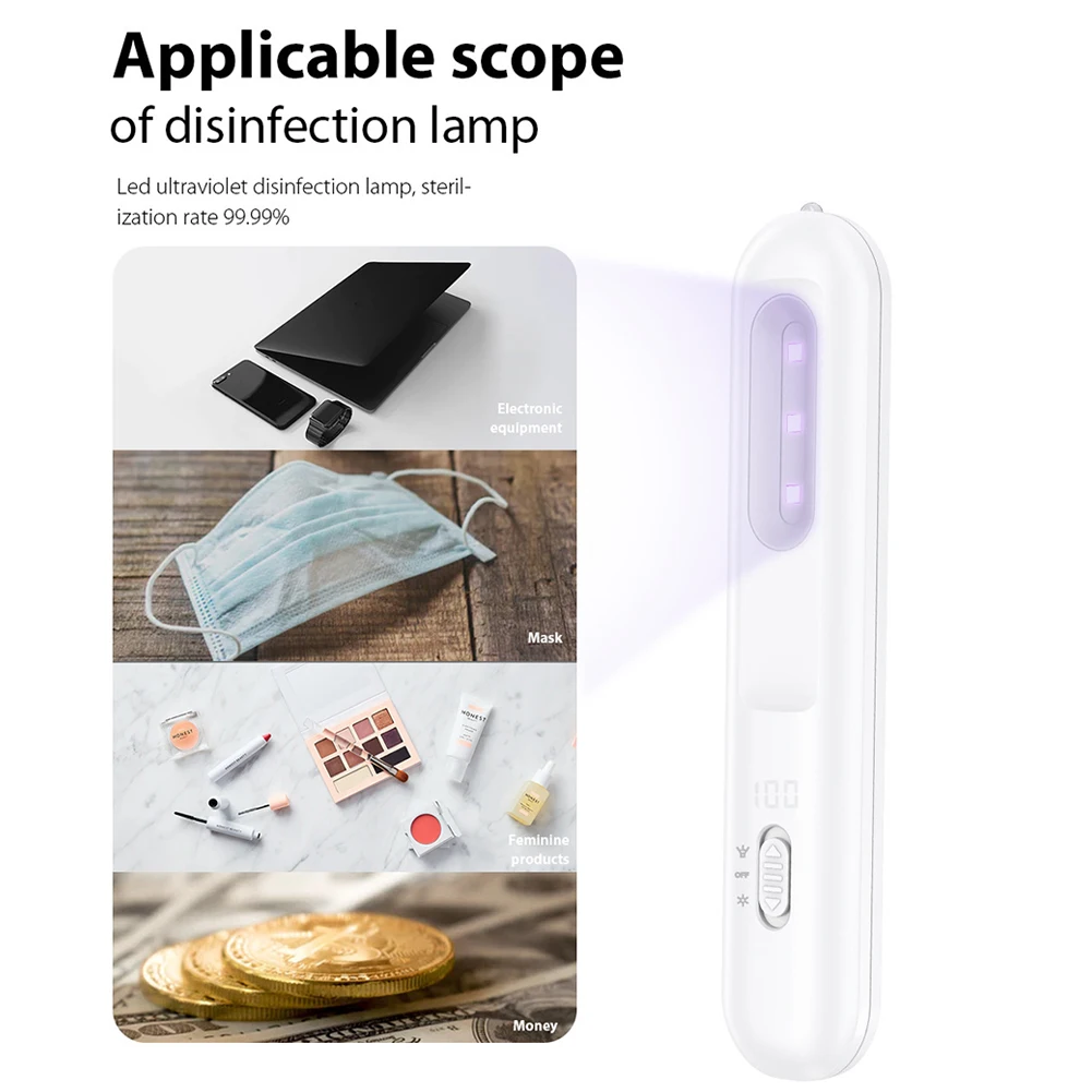 Бытовой ручной лампы дезинфекции ультрафиолетовая дезинфекционная Портативный
