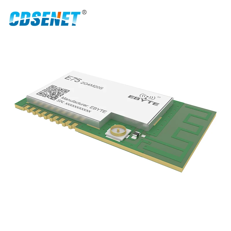 JN5168 Zigbee 2,4 ГГц 100 мВт беспроводной передатчик приемник CDSENET E75-2G4M20S SMD 20dBm PCB IPEX 2,4 ГГц радиочастотный приемопередатчик