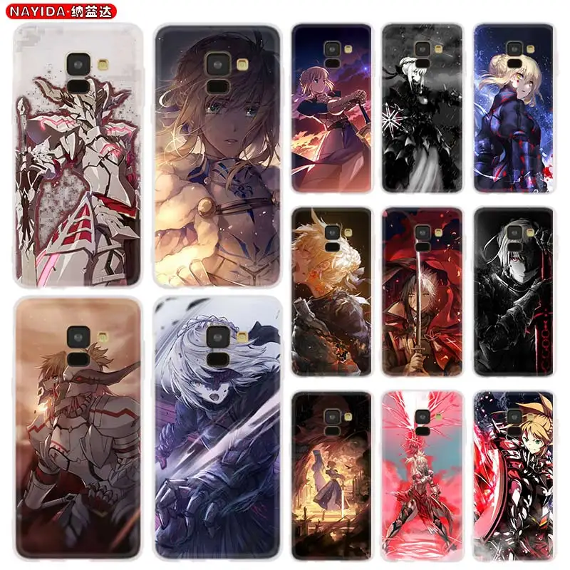 

Чехол для телефона Samsung Galaxy A21 A31 A41 A51 A71 Cover A10 A20 A30 A40 A50 A60 A70 A80 A90 S black saber fate stay night