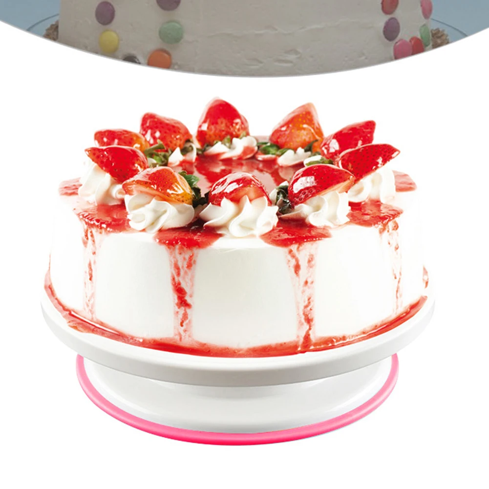 

High Quality Cake Stand Craft Turntable Set Platform Cupcake Rotating Plate Revolving Baking Decorating Tools