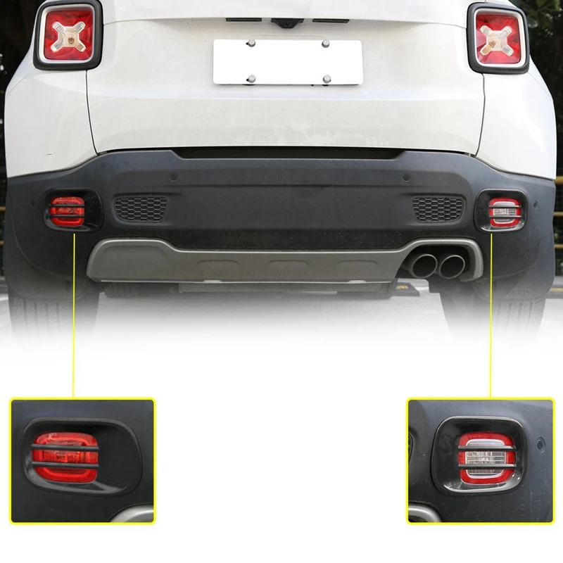 Rear Tail Fog Light Lamp Frame Trim Cover for Jeep Renegade 2015 2016 2017 2018 Car Accessories | Автомобили и мотоциклы