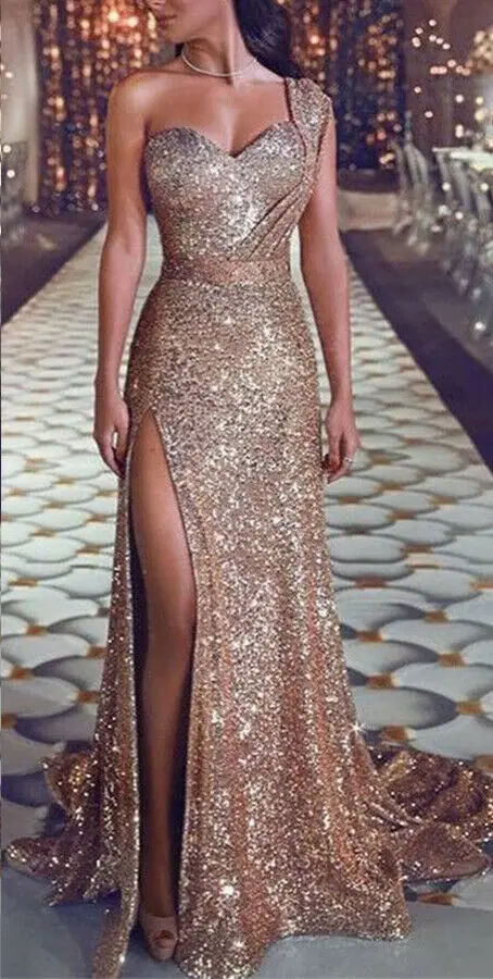 2019 новейший стиль женское свадебное Формальное золотистое однотонное платье с