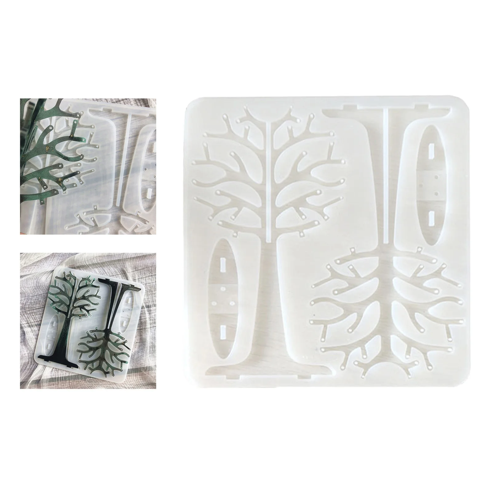 

Silicone Mold DIY Set Epoxy Resin Casting Crystal Jewelry Making Xmas Party