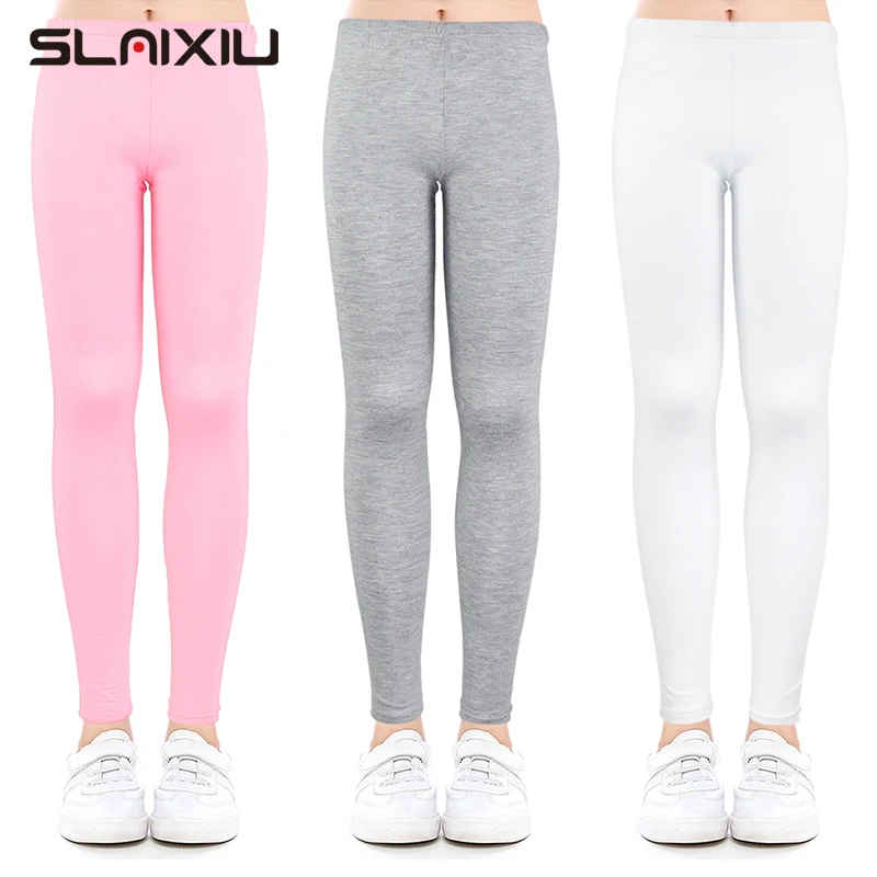 Леггинсы карамельных цветов для девочек брюки карандаш маленьких облегающие