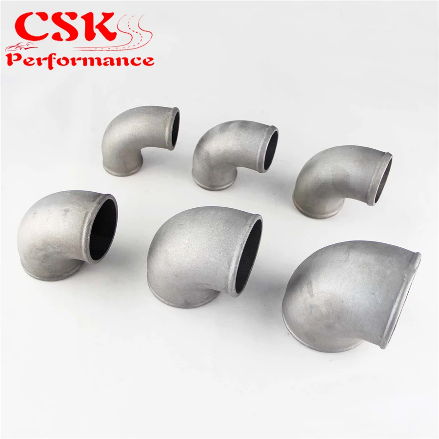 Соединительная труба 89 мм литой алюминий 90 градусов угловая турбо