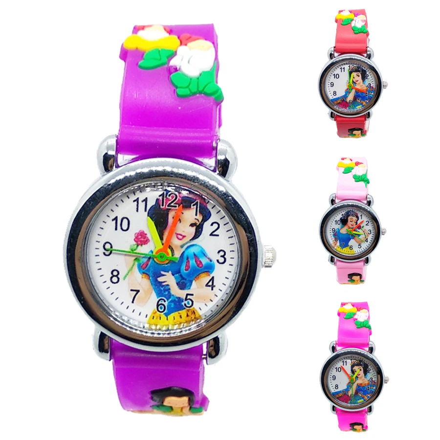 Крутые 12 смешанных аниме-моделей детские силиконовые часы модные кварцевые с