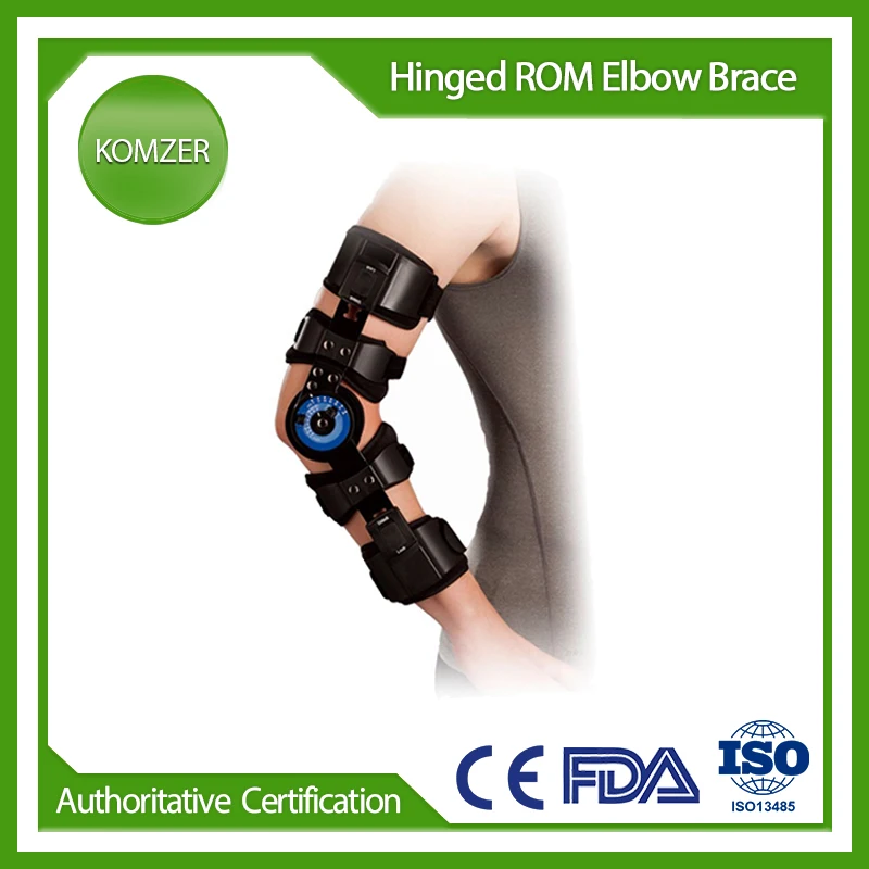 

Hinged ROM Elbow Brace, Adjustable Post OP Elbow Brace Stabilizer Splint Arm Injury Recovery Support After Surgery，Mam & Women