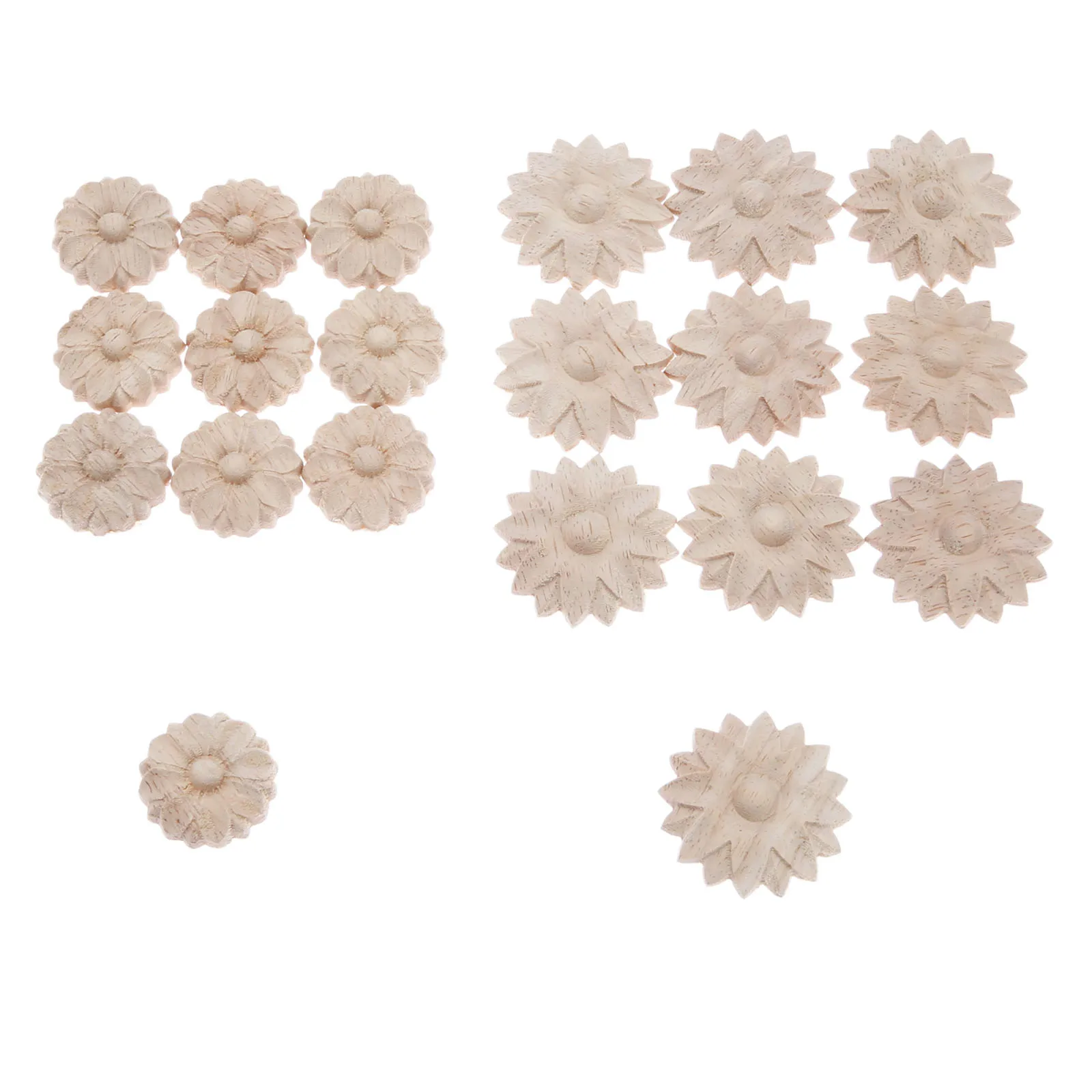 10 шт. 3 см/4 см Домашний Деревянный резной уголок аппликации рамка мебель