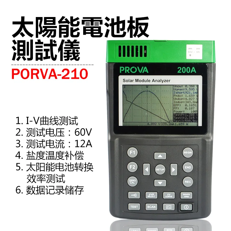 Baohua PROVA-210 solar cell tester high precision digital display battery internal resistance | Instrument Parts &amp Accessories