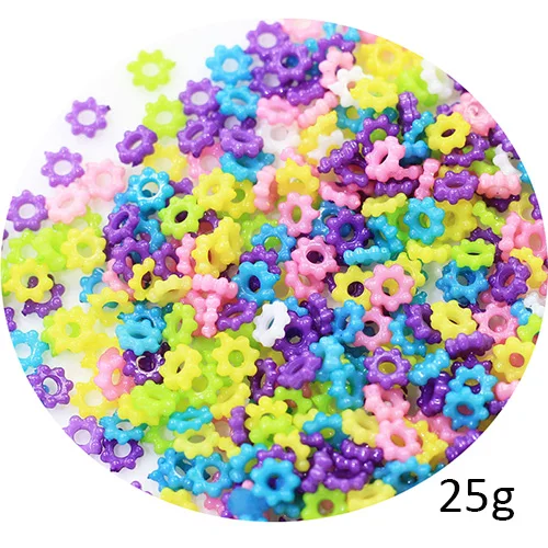 Multi-color 25g Happy monkey 25 г Slime добавки Подвески поставки милые акриловые бусины ручной работы комплект Декор спринклеры для пушистое облако прозрачная слизь глина - Цвет: Multi-color 25g