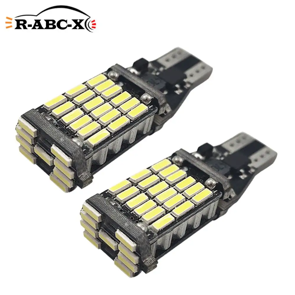 2 шт. 45smd Canbus T15 w16w автомобильный светильник с поворотным сигналом Автомобильный
