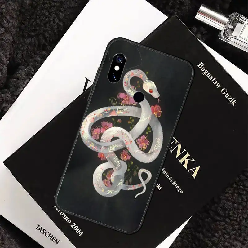 

Hand Snake Flower Snake Phone Case For Xiaomi Redmi 7 8 9t a3Pro 9se k20 mi8 max3 lite 9 note 9s 10 pro