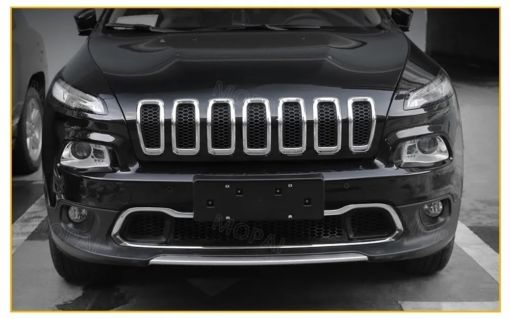 MOPAI Кронштейн номерного знака для Jeep Cherokee+ ABS автомобильный держатель переднего номерного знака Крышка Для Jeep Cherokee аксессуары