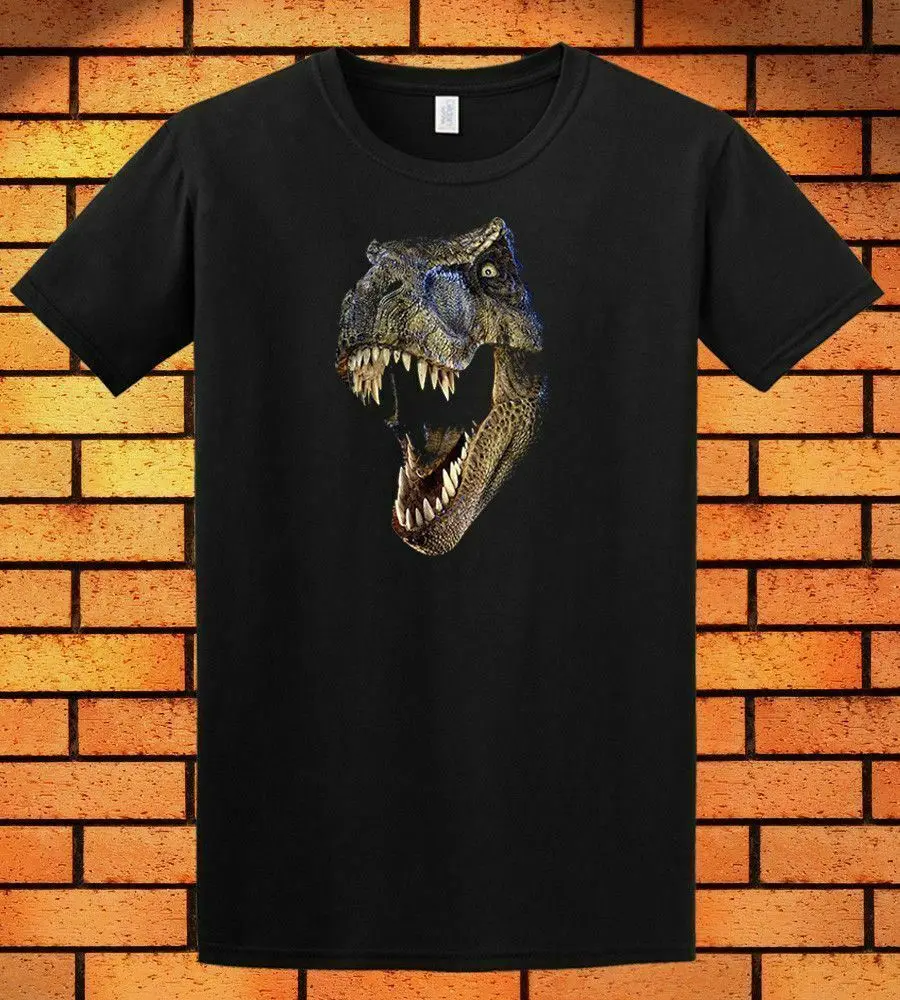 Новая T-REX футболка с логотипом мужская черно-белая рубашка короткими рукавами HA1 |