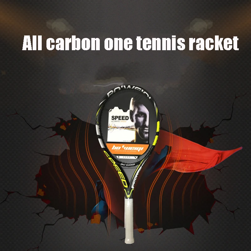 

Bag Carbon Fiber Men Women Shock-absorbing Handle L2 Gripe Tennis Racket Adult Professional Training Single Racket Racket
