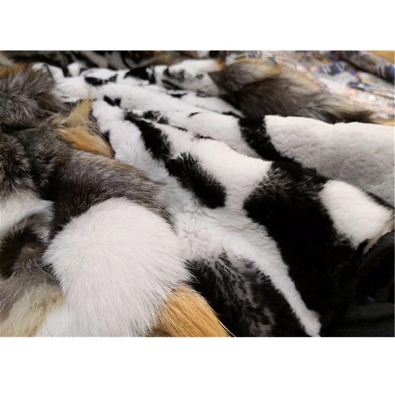 

size Winter Big New Women Ladies Long Sleeve Thicken Warm High quality Single-breasted Hooded Casual Female Fox Fur Coat CY522