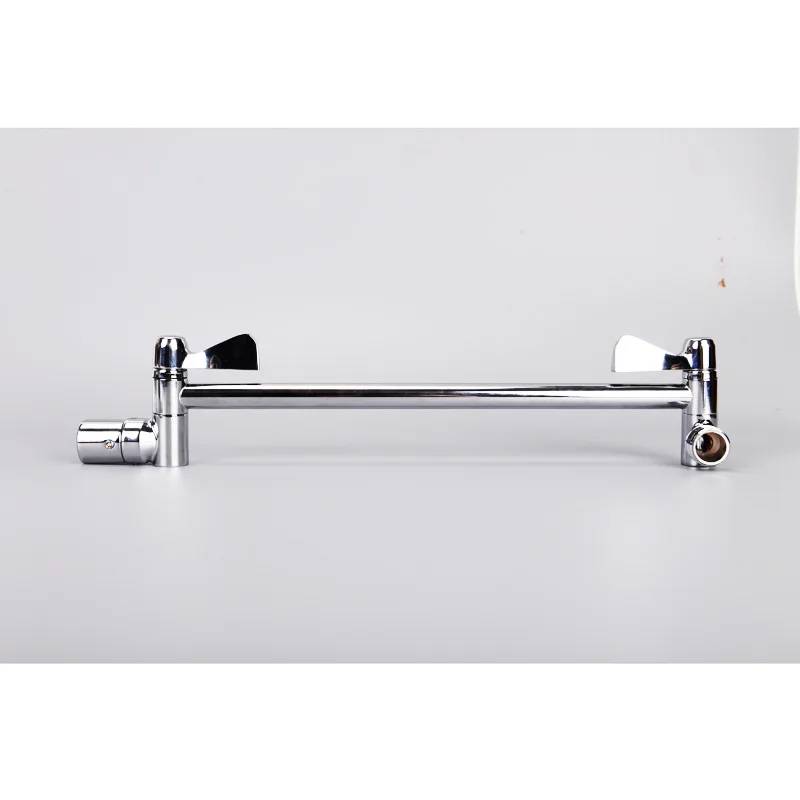 Регулируемый удлинитель для душа медный держатель с налокотником и зубчатым