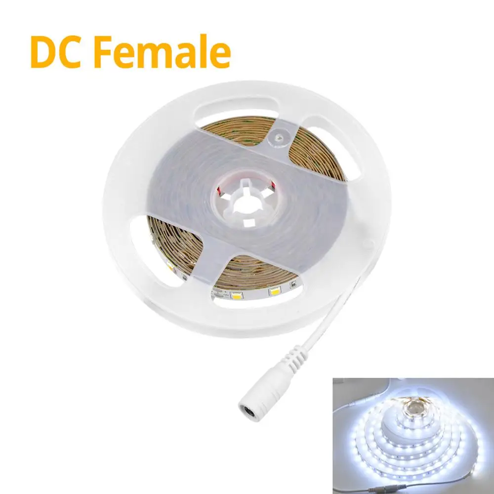 White NO Power Сенсорный экран Сенсор Светодиодные ленты лампы 12V затемнения RGB лазерный диод светодиодный лента неоновый светодиодный светильник полосы DIY Спальня Подсветка шкаф Кухня светильник Инж - Испускаемый цвет: White NO Power