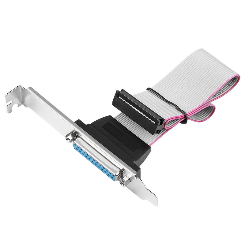 25-контактный гнездовой разъем DB25 кронштейн и адаптер для параллельного порта