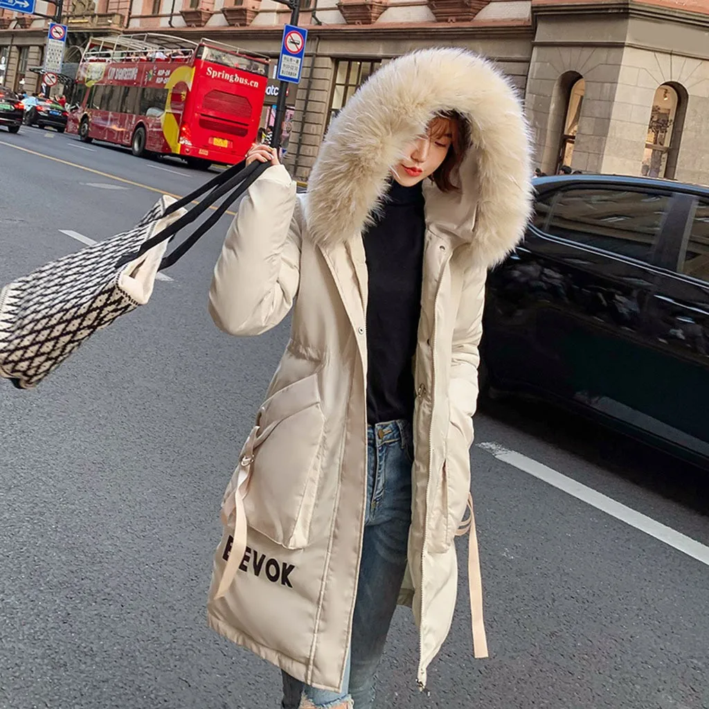 Женские зимние куртки пальто 2019 новые пуховые хлопковые парки с капюшоном