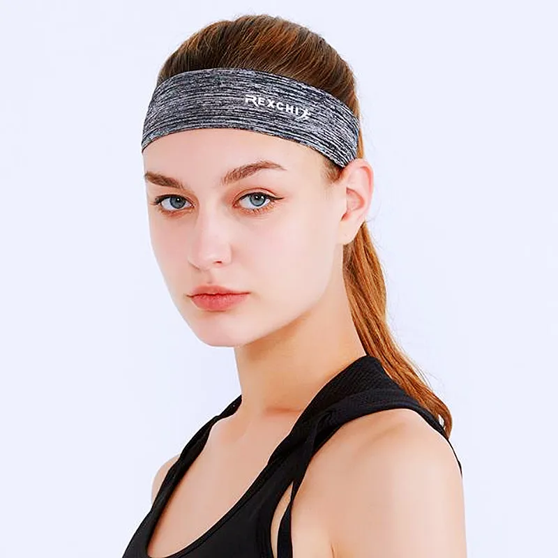 Дышащая быстросохнущая спортивная повязка на голову поглощающая пот для бега