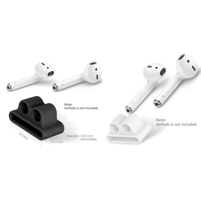 Anti-lost Silicone Bluetooth Earphone Stand Holder For AirPods Apple i7 Earphones Earbud Clip Watch | Электроника