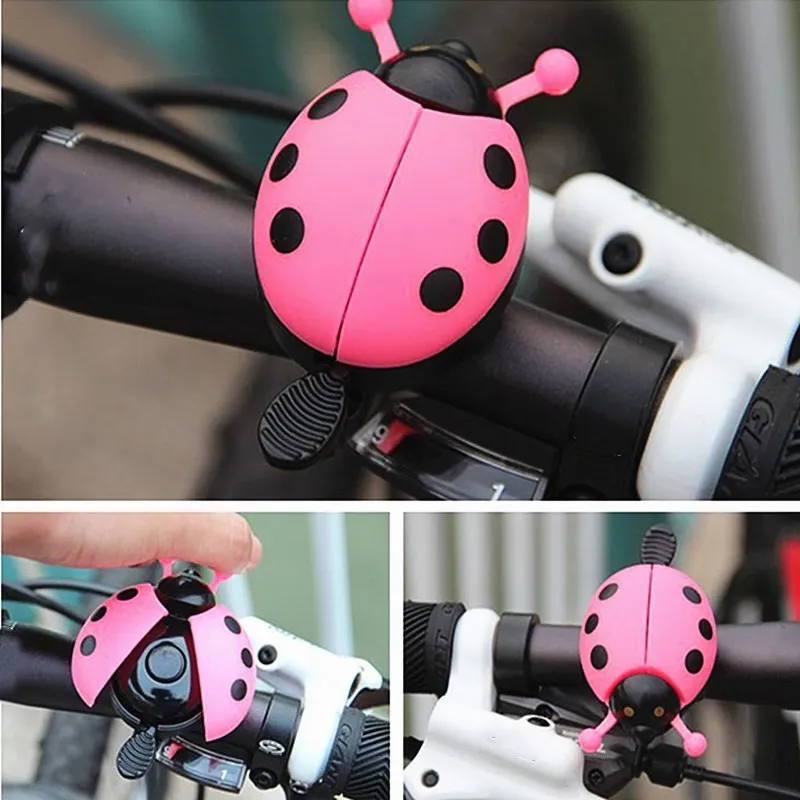 

Aluminum alloy bicycle bell ring cute child beetle Mini cartoon Ladybug bell bicycle riding cute horn alarm