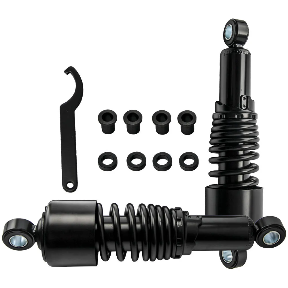 

2pcs 10.5'' 267mm Black Rear Shocks Fit For Harley Davidson Sportster 883 1200