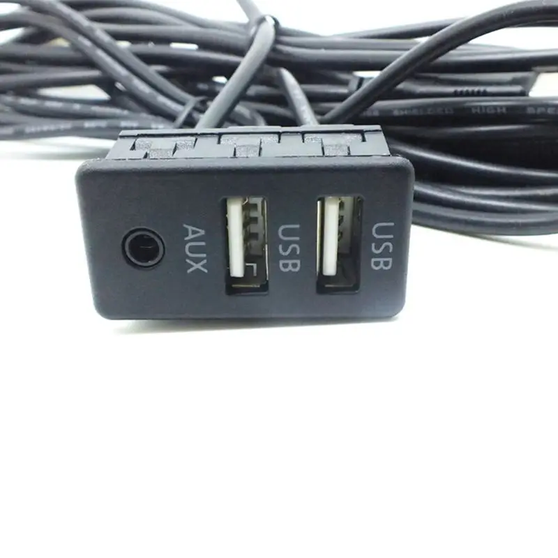 Автомобильный Удлинительный Кабель адаптер 1 5 м AUX USB порт|Кабели адаптеры и