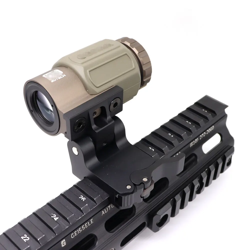 Тактический прицел с лупой G43 3x переключателем на сторону STS QD крепление подходит