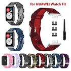 Сменный нейлоновый ремешок для HUAWEI Watch Fit, Ультратонкий браслет для смарт-часов, аксессуары для мужчин и женщин
